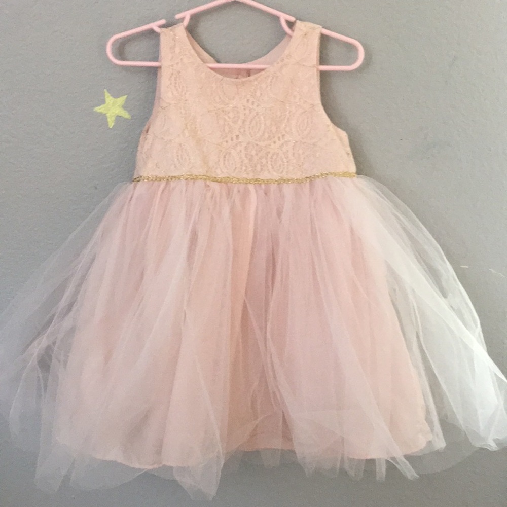 Pink Party Tulle Dress 3T